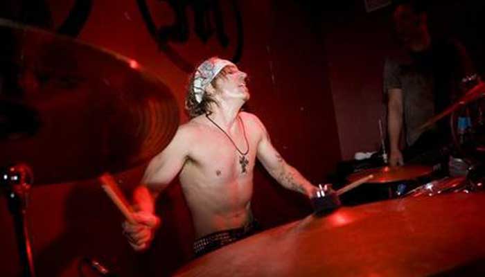 London England on tour with cop suicide